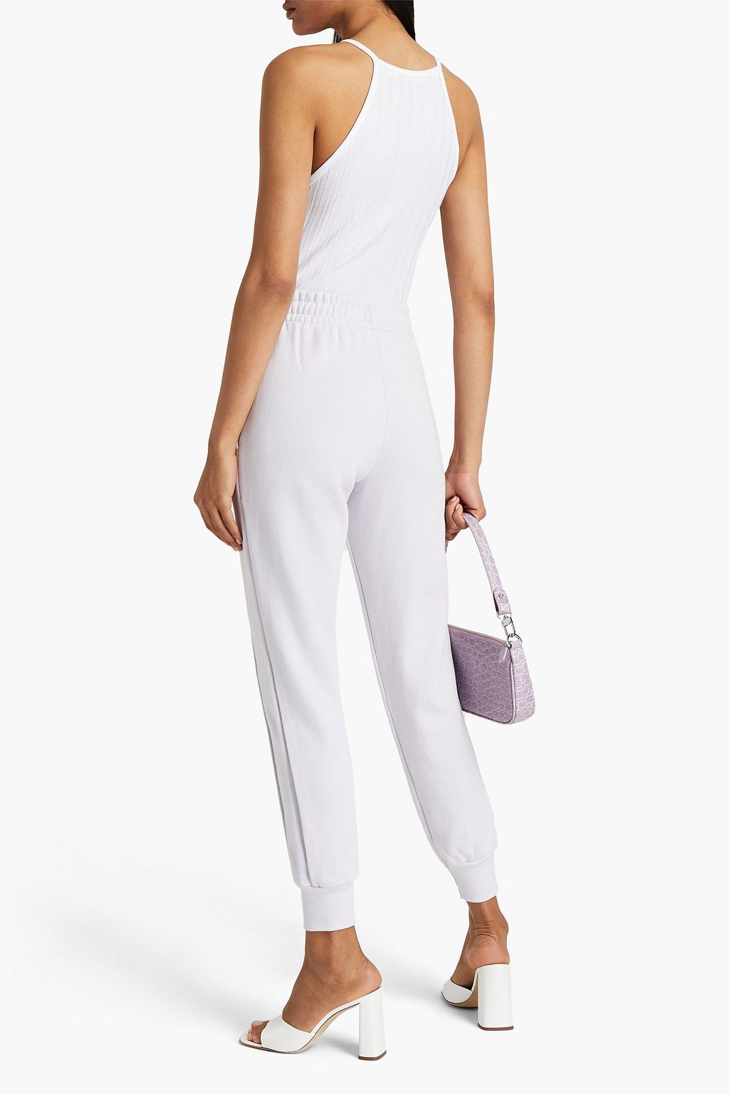 SIMKHAI Organic cottonfleece track pants THE