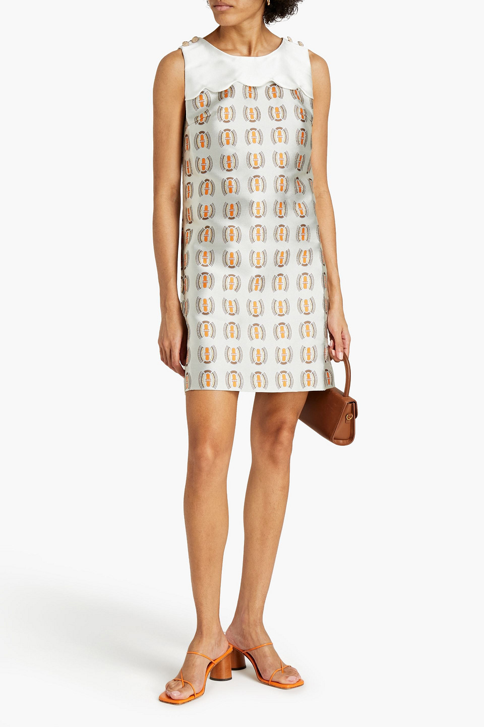 Lisou Connie Metallic Jacquard Mini Dress