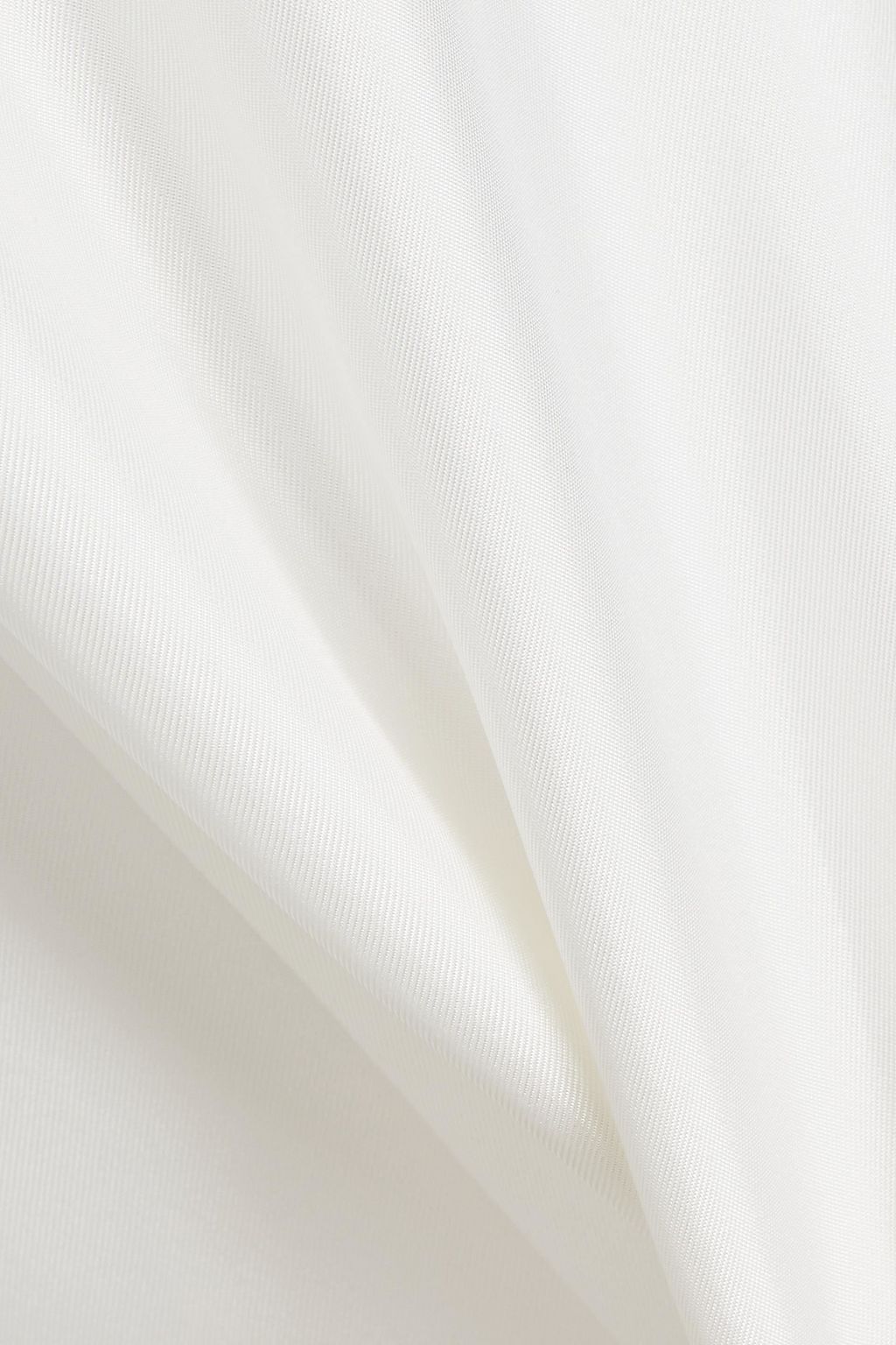 LISOU Floral-print silk-twill dress