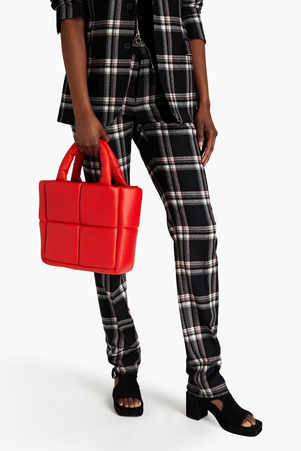 STAND STUDIO Roseanne quilted leather tote
