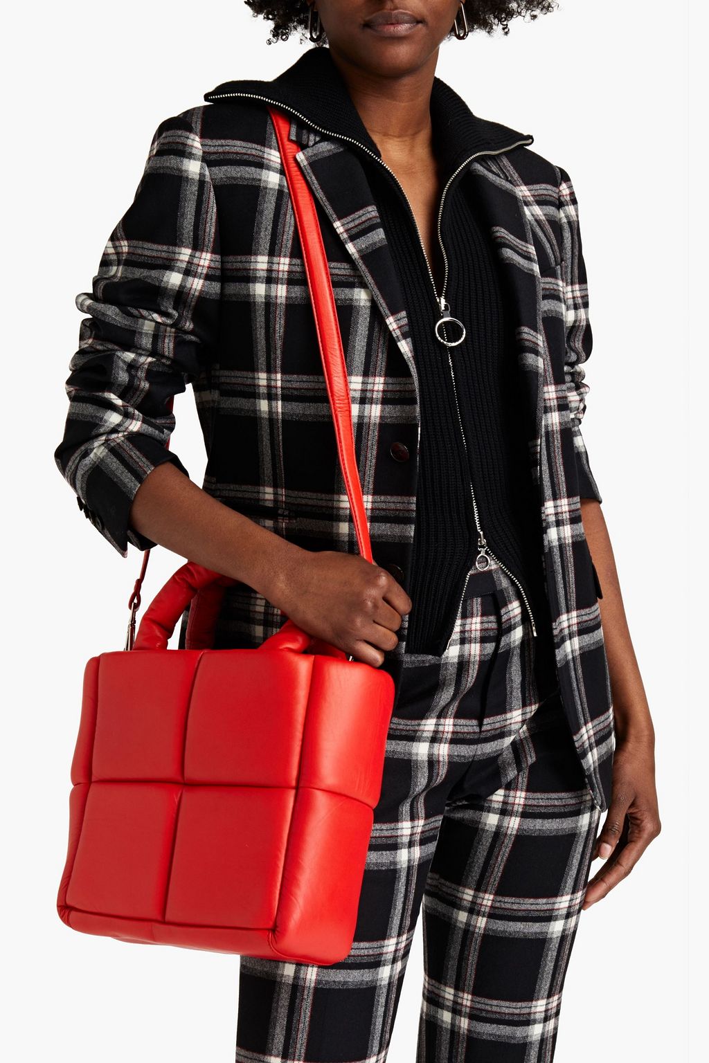 STAND STUDIO Roseanne quilted leather tote
