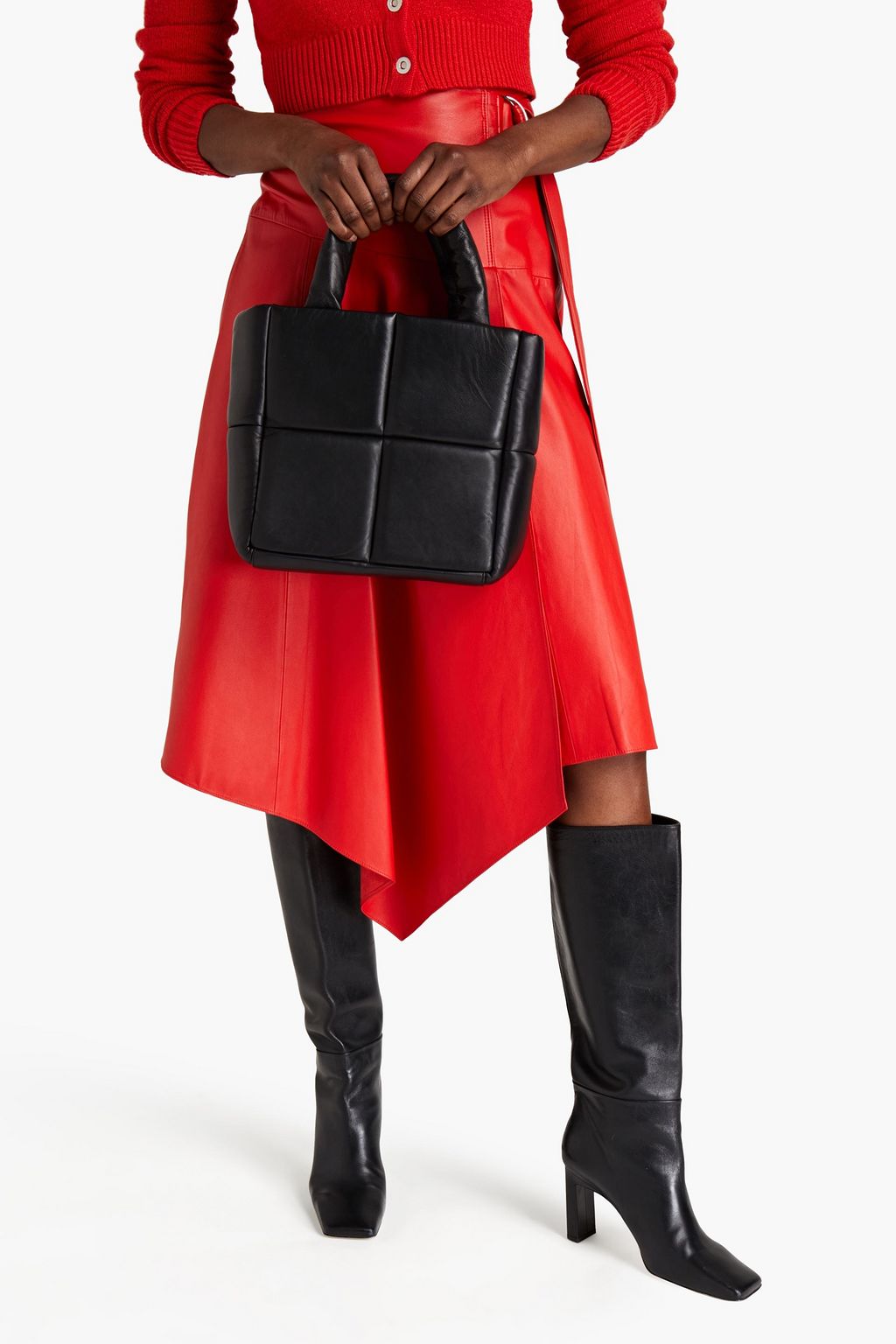 STAND STUDIO Roseanne quilted leather tote