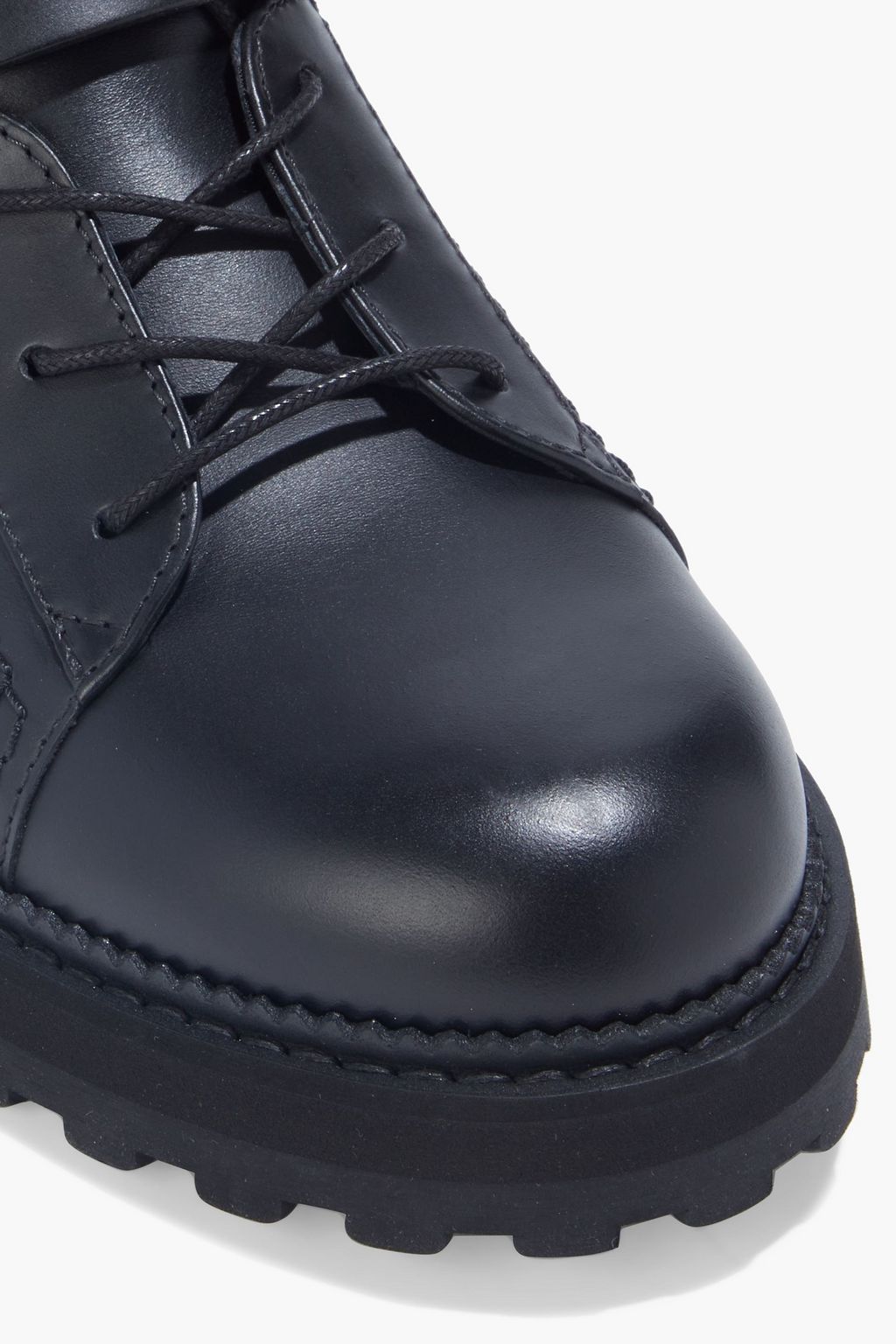 TOD'S Buckled leather combat boots