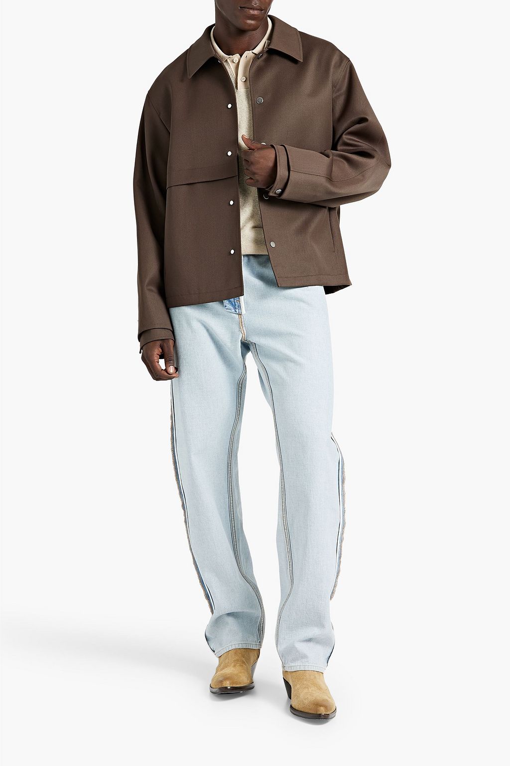 LE 17 SEPTEMBRE Wool-blend twill jacket