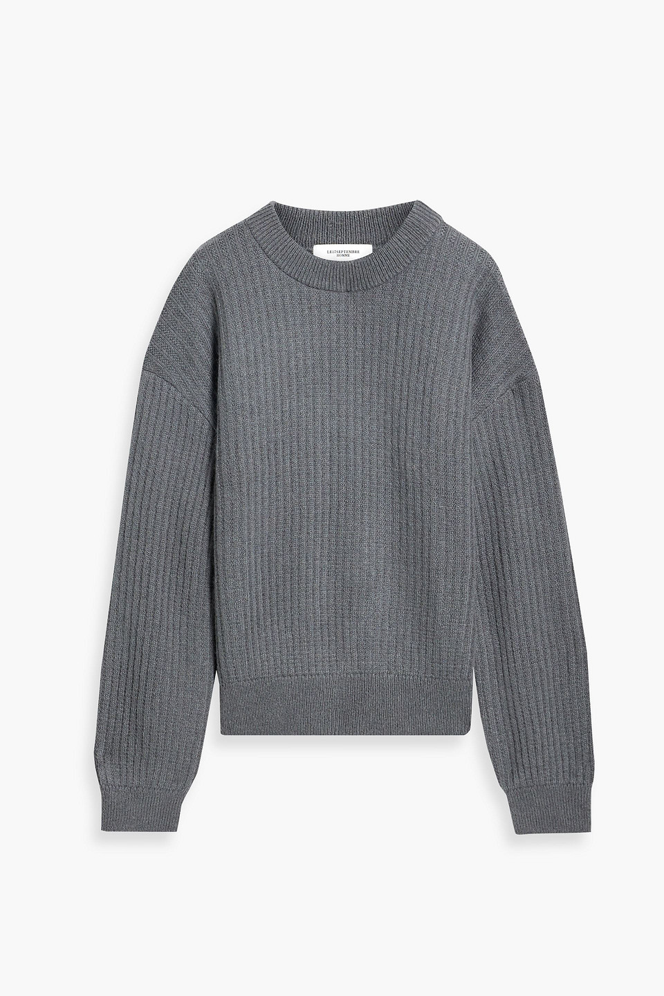 Le 17 Septembre Ribbed-knit Sweater In Blue | ModeSens