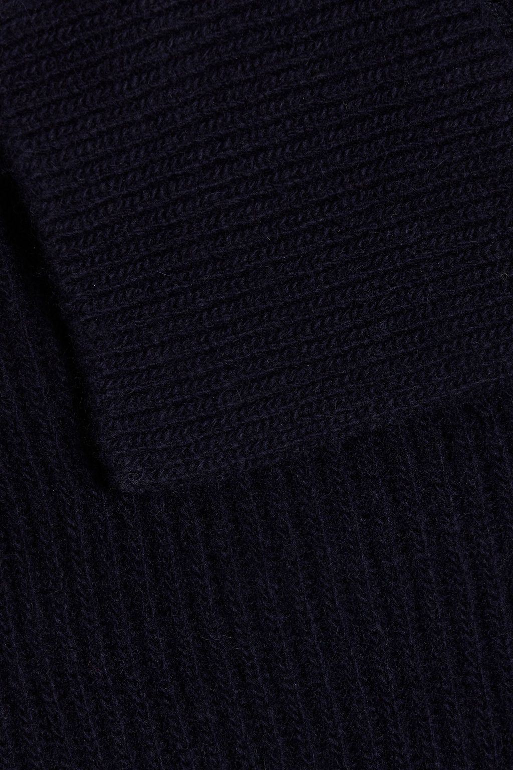 LE 17 SEPTEMBRE Ribbed wool and cashmere-blend polo sweater