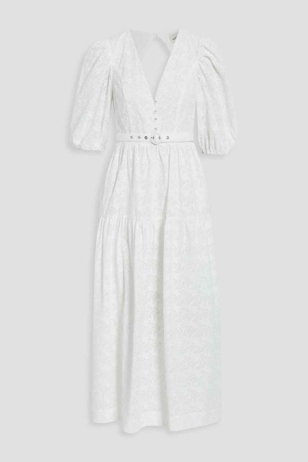 broderie anglaise cotton dress