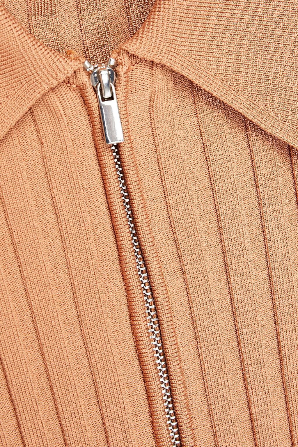 SIMKHAI Ribbed-knit bodysuit