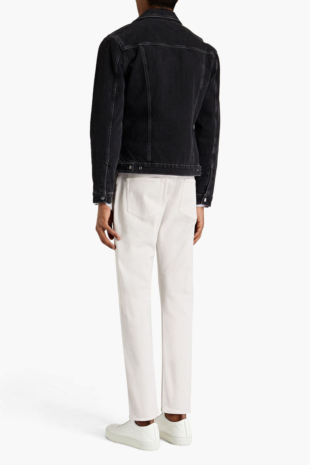 JEANERICA Tapered faded denim jeans