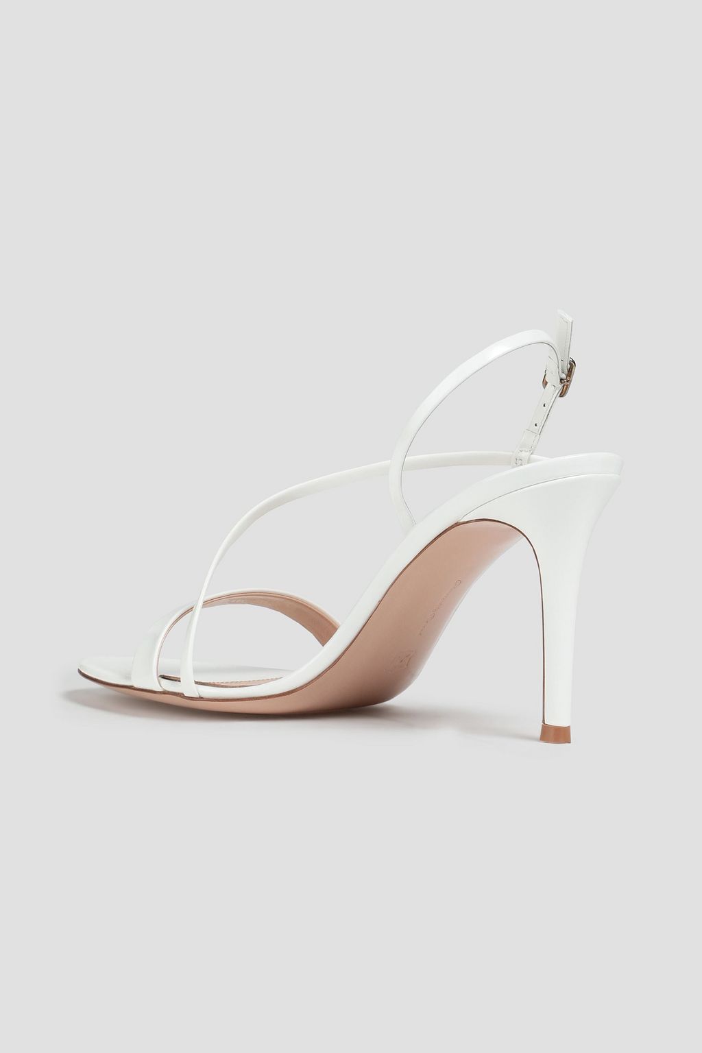 GIANVITO ROSSI Manhattan 85 patent-leather slingback sandals