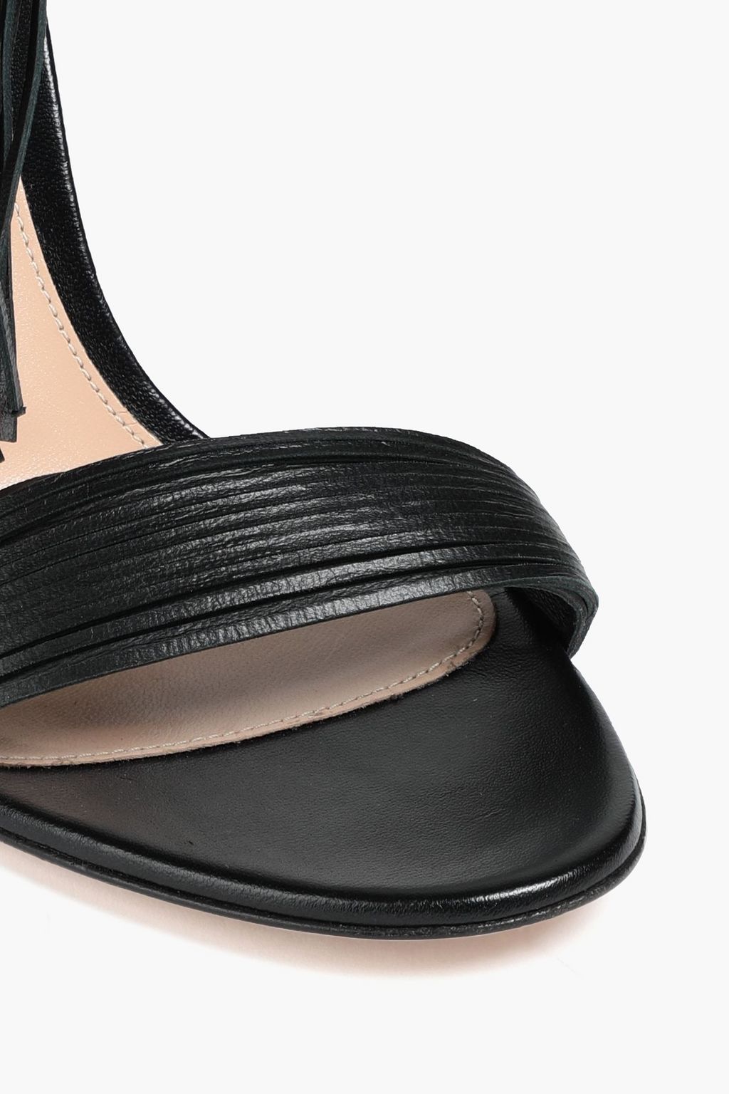 GIANVITO ROSSI Noelle fringed leather sandals