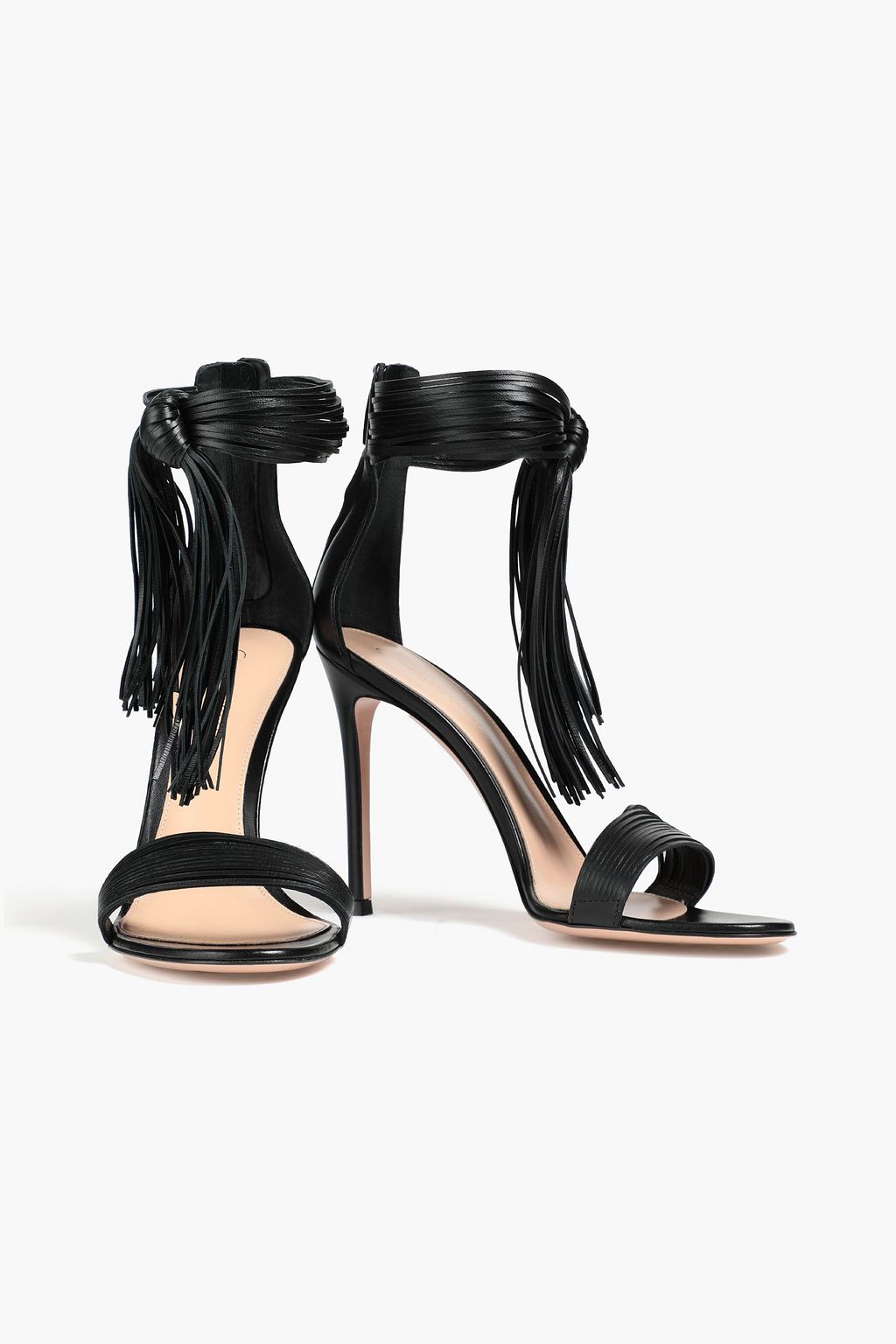 GIANVITO ROSSI Noelle fringed leather sandals