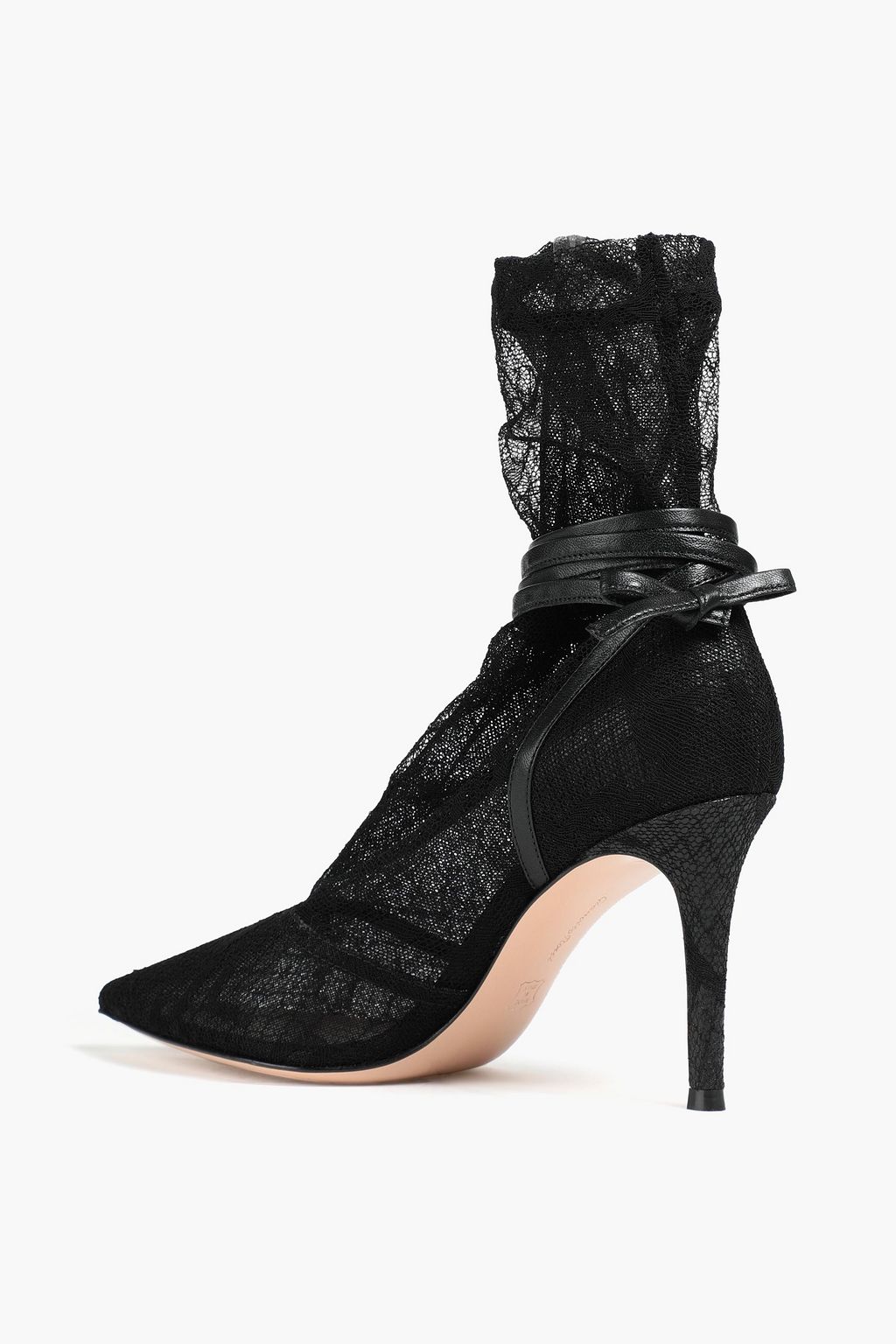GIANVITO ROSSI Rochelle stretch-lace sock boots