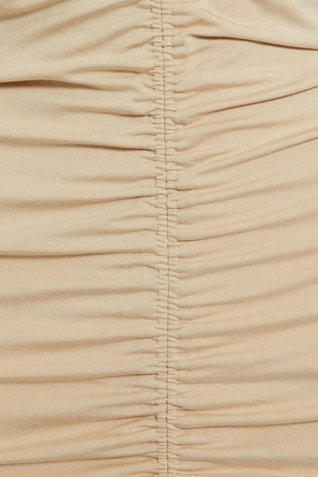 RONNY KOBO Darlene ruched stretch-jersey halterneck dress