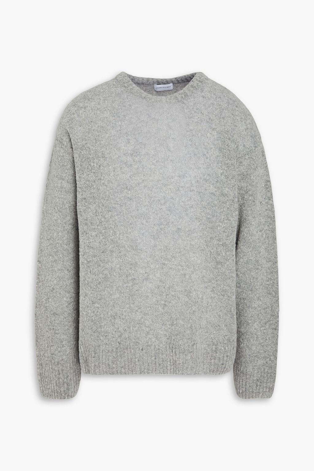 JOHN ELLIOTT Powder bouclé-knit merino wool-blend sweater