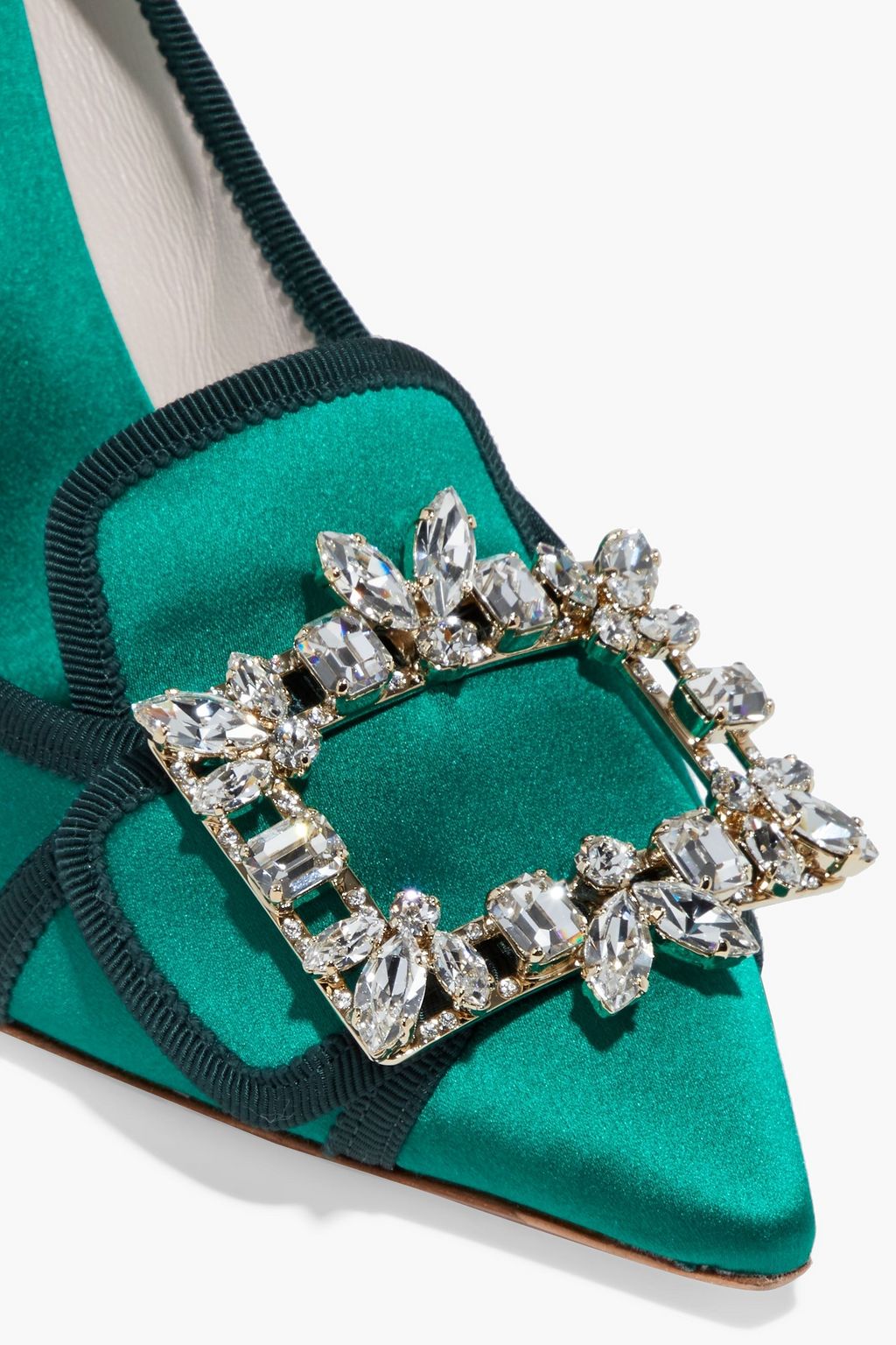 ROGER VIVIER Embellished satin pumps