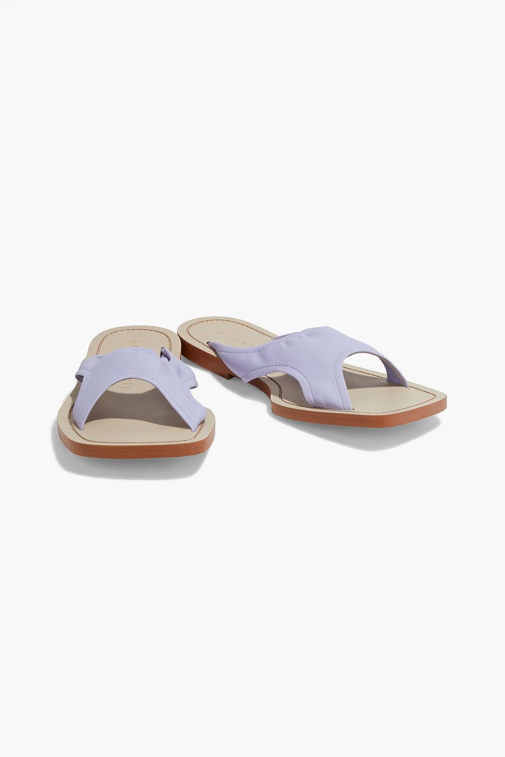 DANSE LENTE Journey cutout faux leather slides