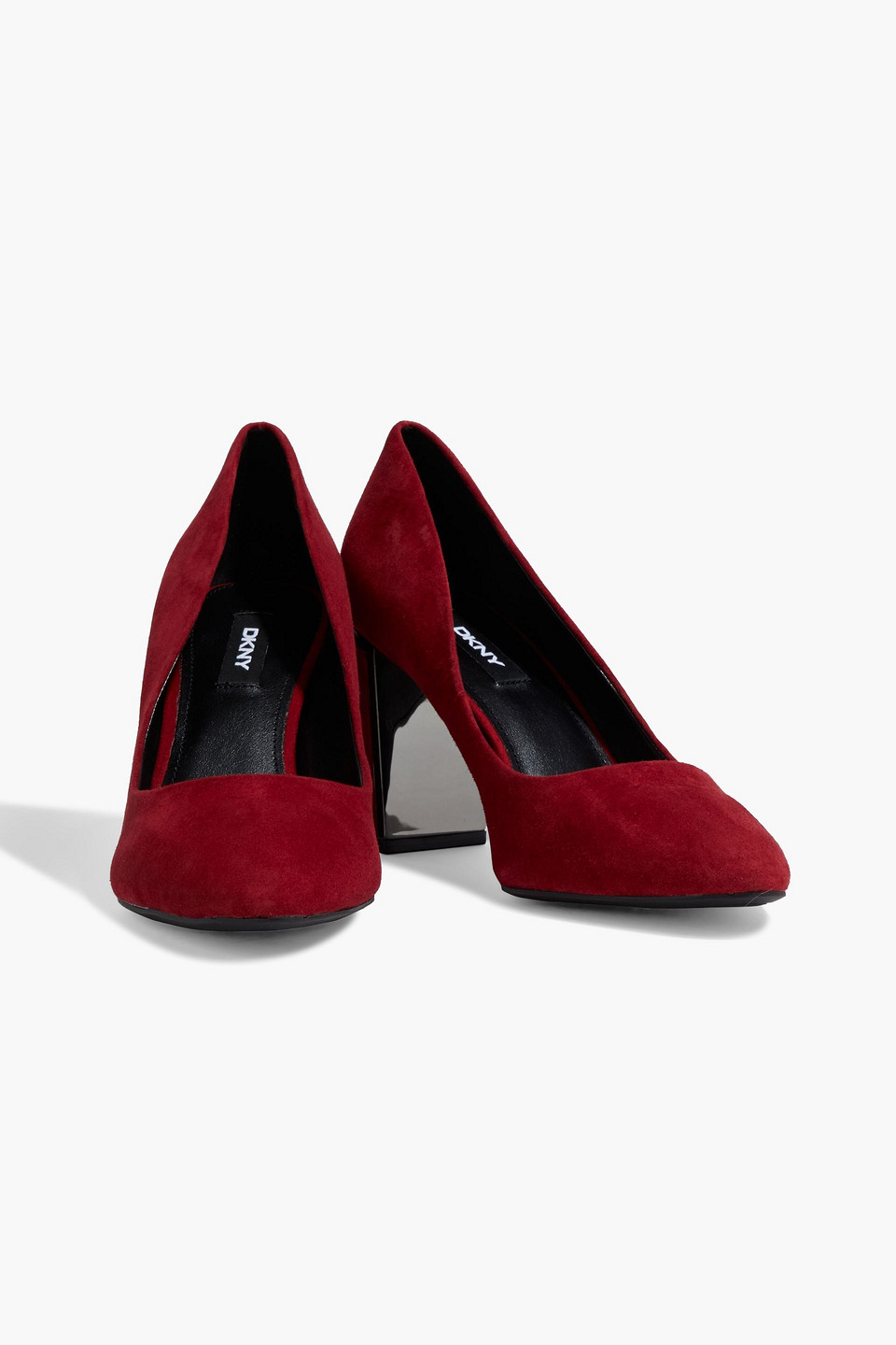 Dkny Sila Suede Pumps In Crimson