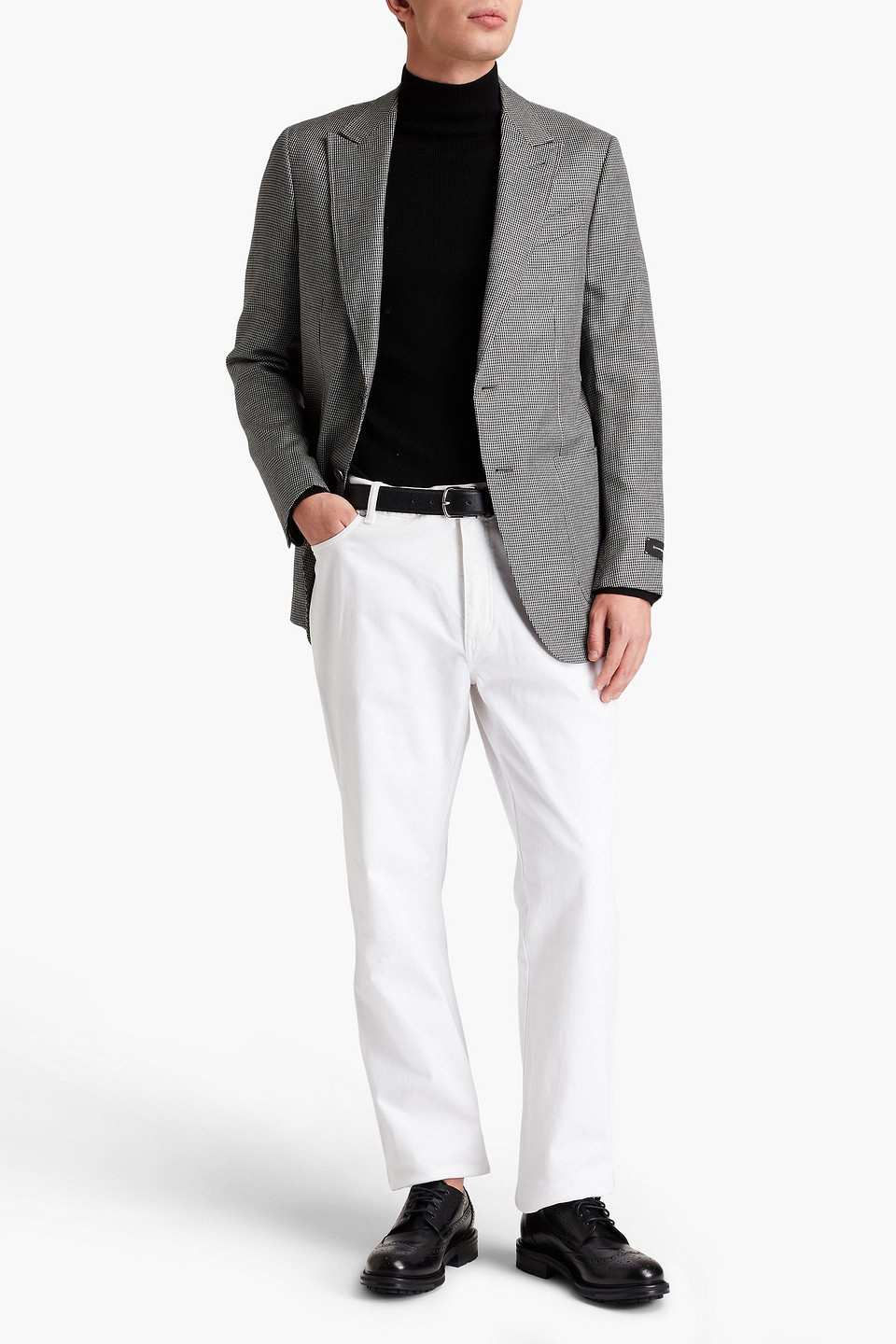 Zegna White Rinse-washed Stretch Cotton Roccia Jeans In White