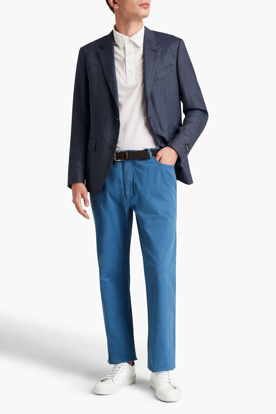 Ermenegildo Zegna Man Denim Jeans In Blue