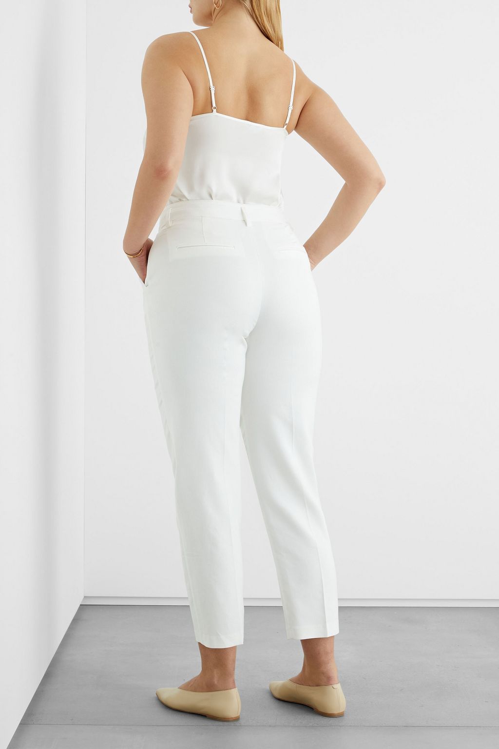 IRIS & INK Liana organic silk-satin camisole