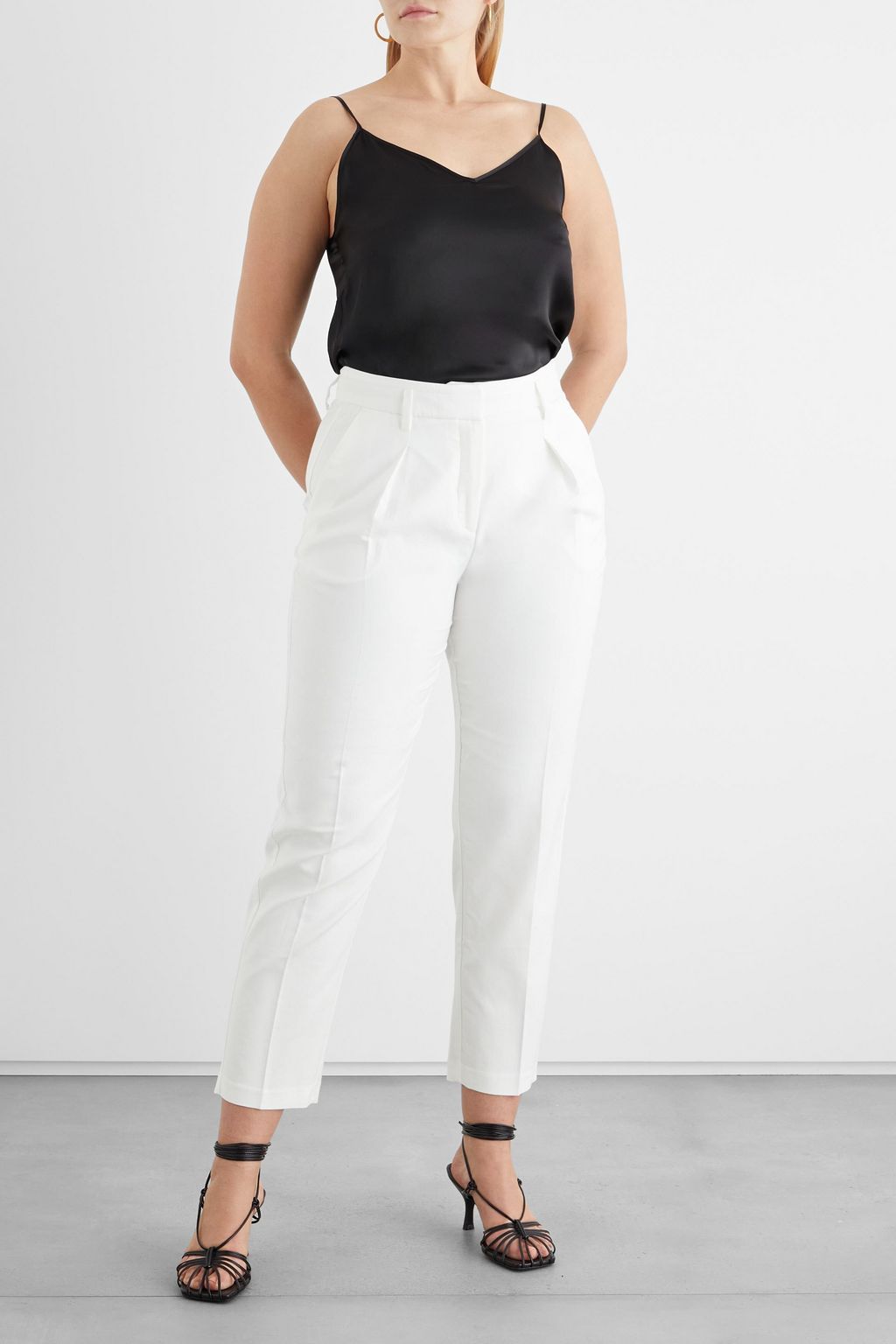 IRIS & INK Liana organic silk-satin camisole