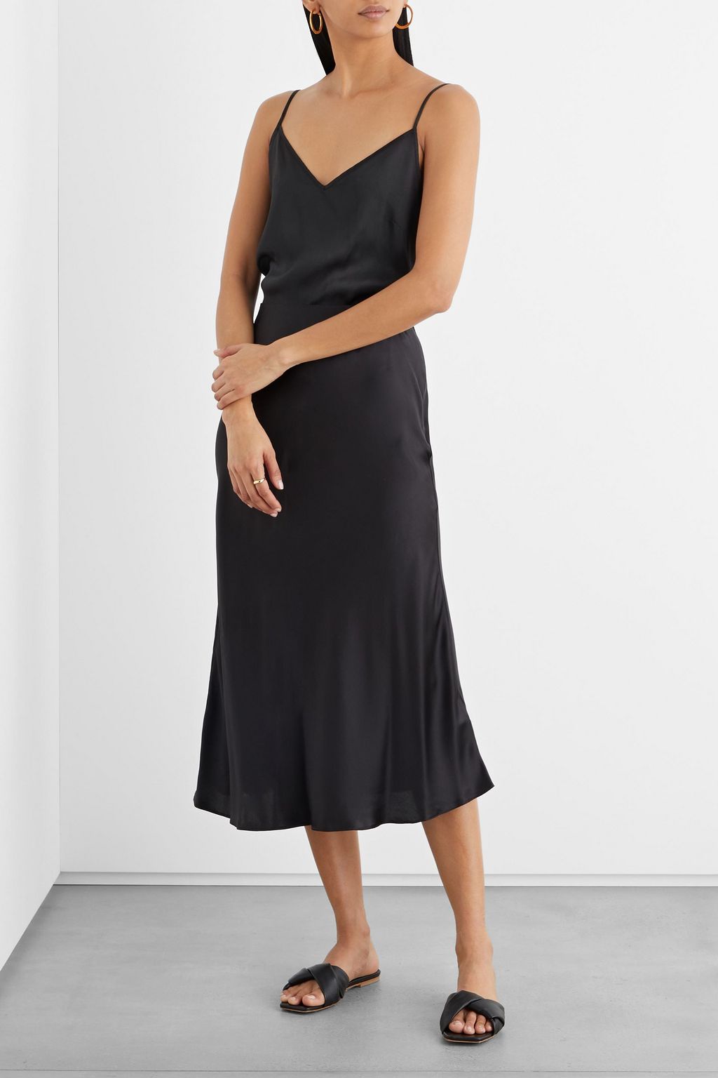 IRIS & INK Liana organic silk-satin camisole