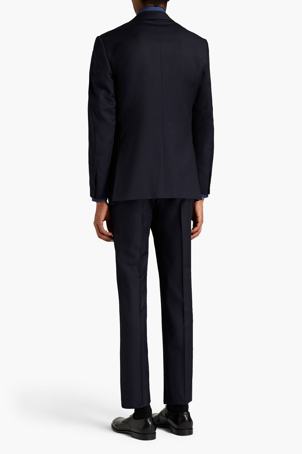 Midnight blue Slimfit wool suit ZEGNA THE