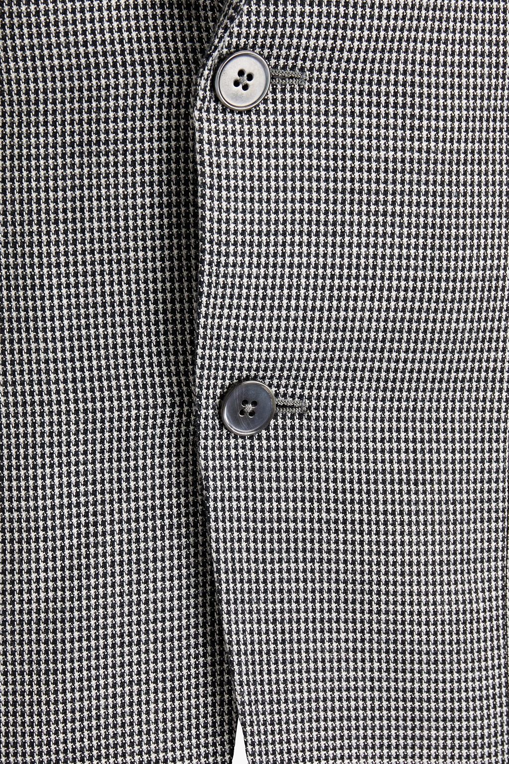 ZEGNA Houndstooth cotton-blend blazer