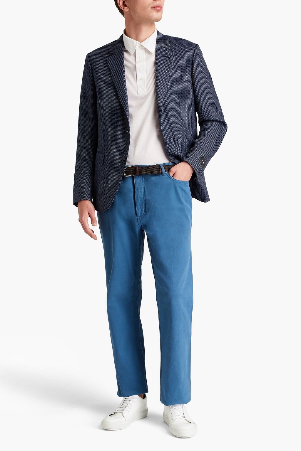 ZEGNA Silk and wool-blend blazer