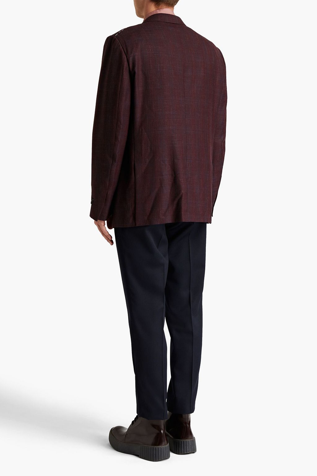 ZEGNA Wool, linen and silk-blend blazer