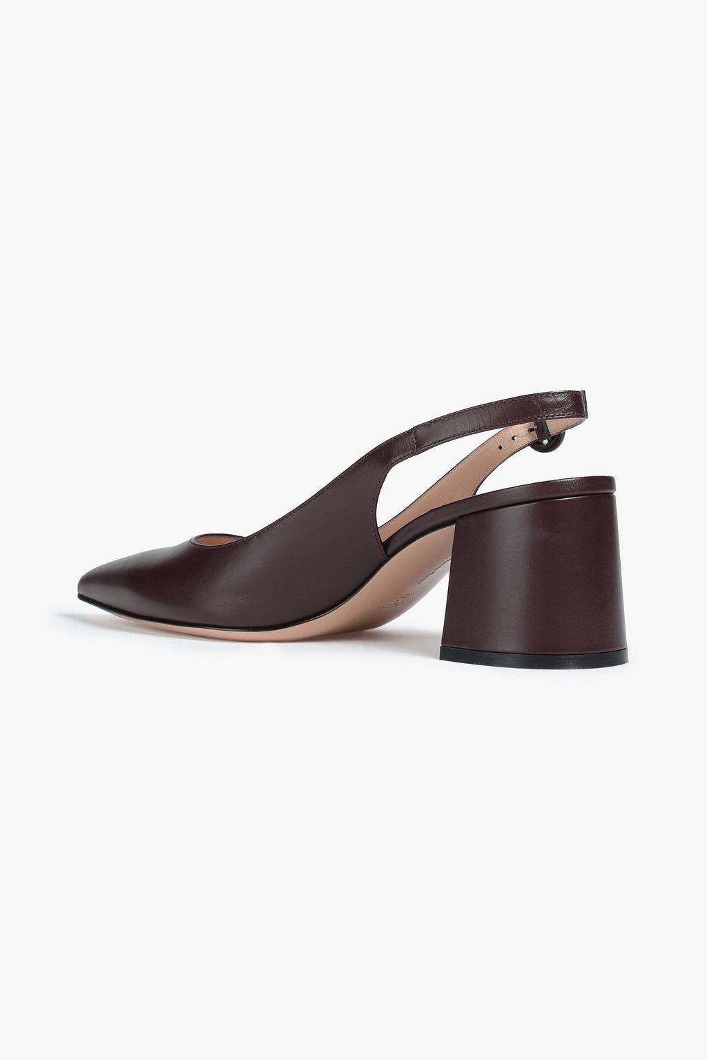 GIANVITO ROSSI Agata 가죽 슬링백 펌프스