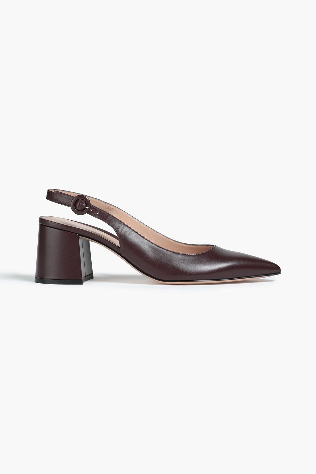 GIANVITO ROSSI Leather slingback pumps | THE OUTNET