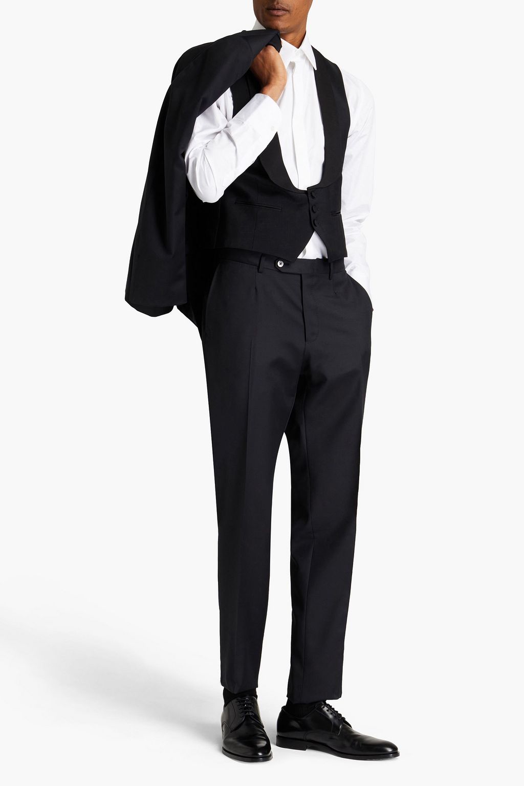 ZEGNA Wool and mohair-blend waistcoat