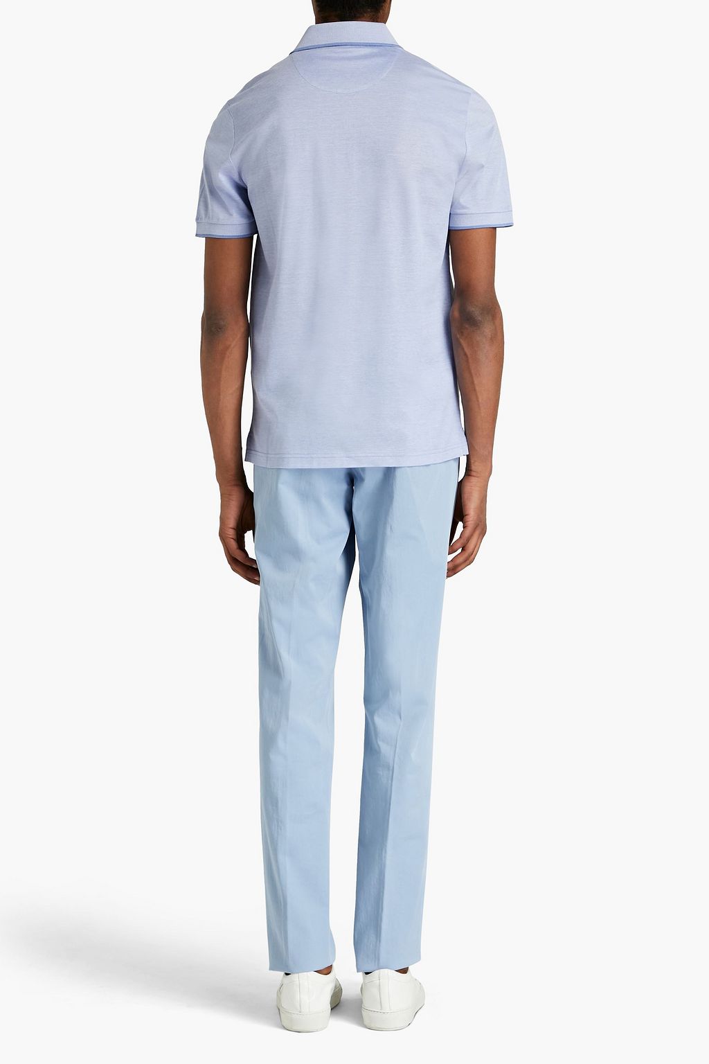 ZEGNA Cotton-blend gabardine pants