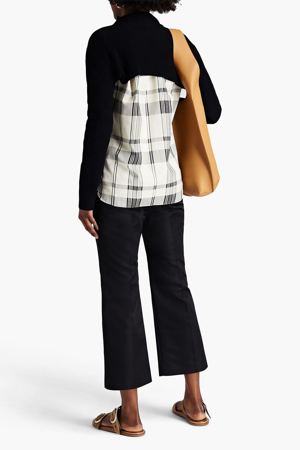 BRUNELLO CUCINELLI Cropped duchesse-satin straight-leg pants