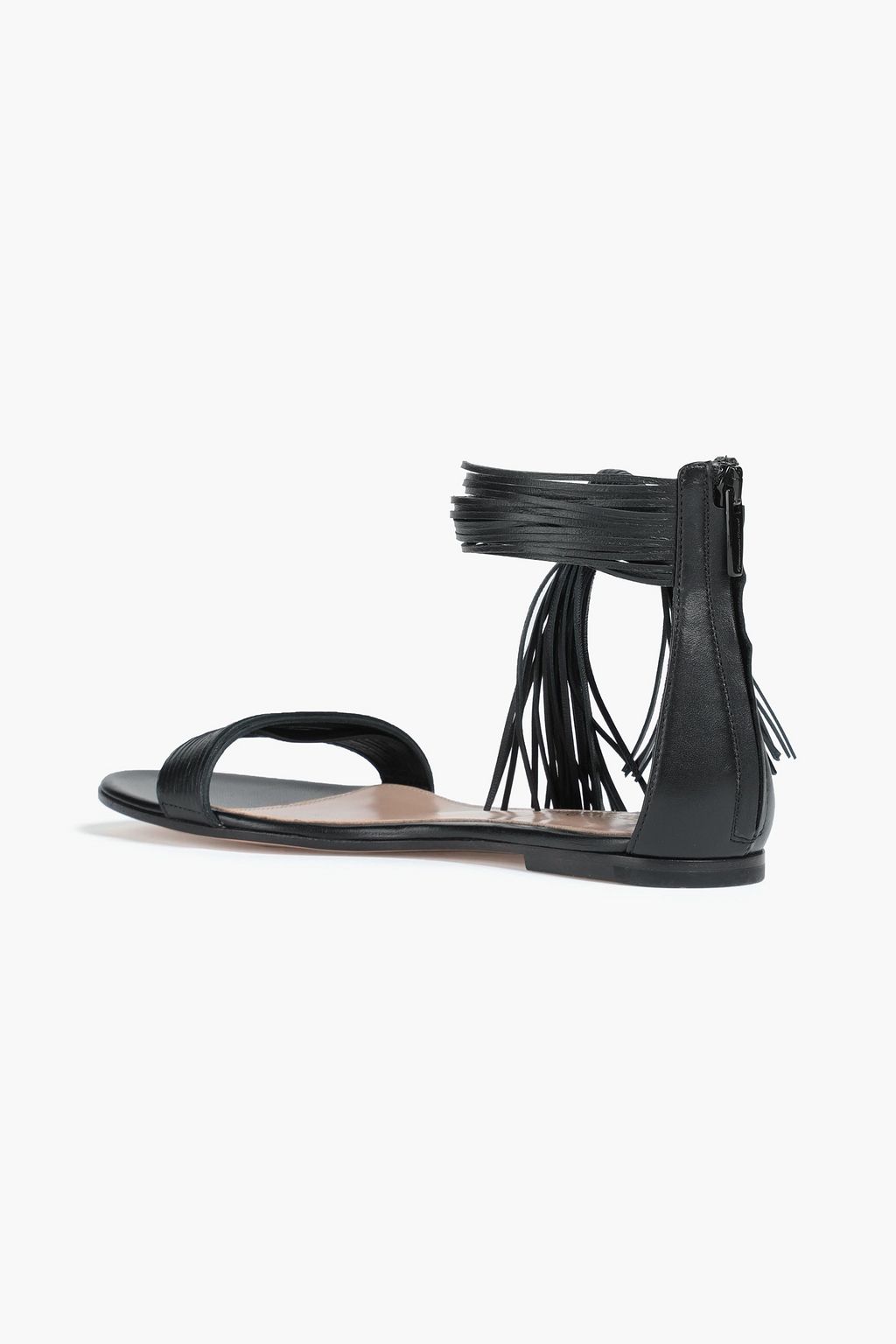 GIANVITO ROSSI Noelle fringed leather sandals