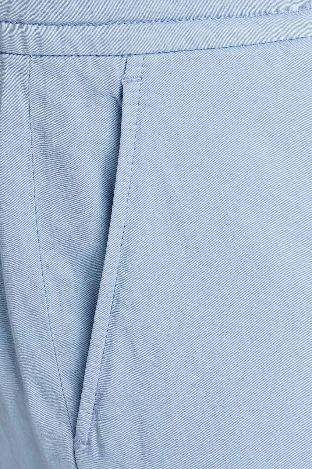 ZEGNA Pleated cotton-blend gabardine shorts