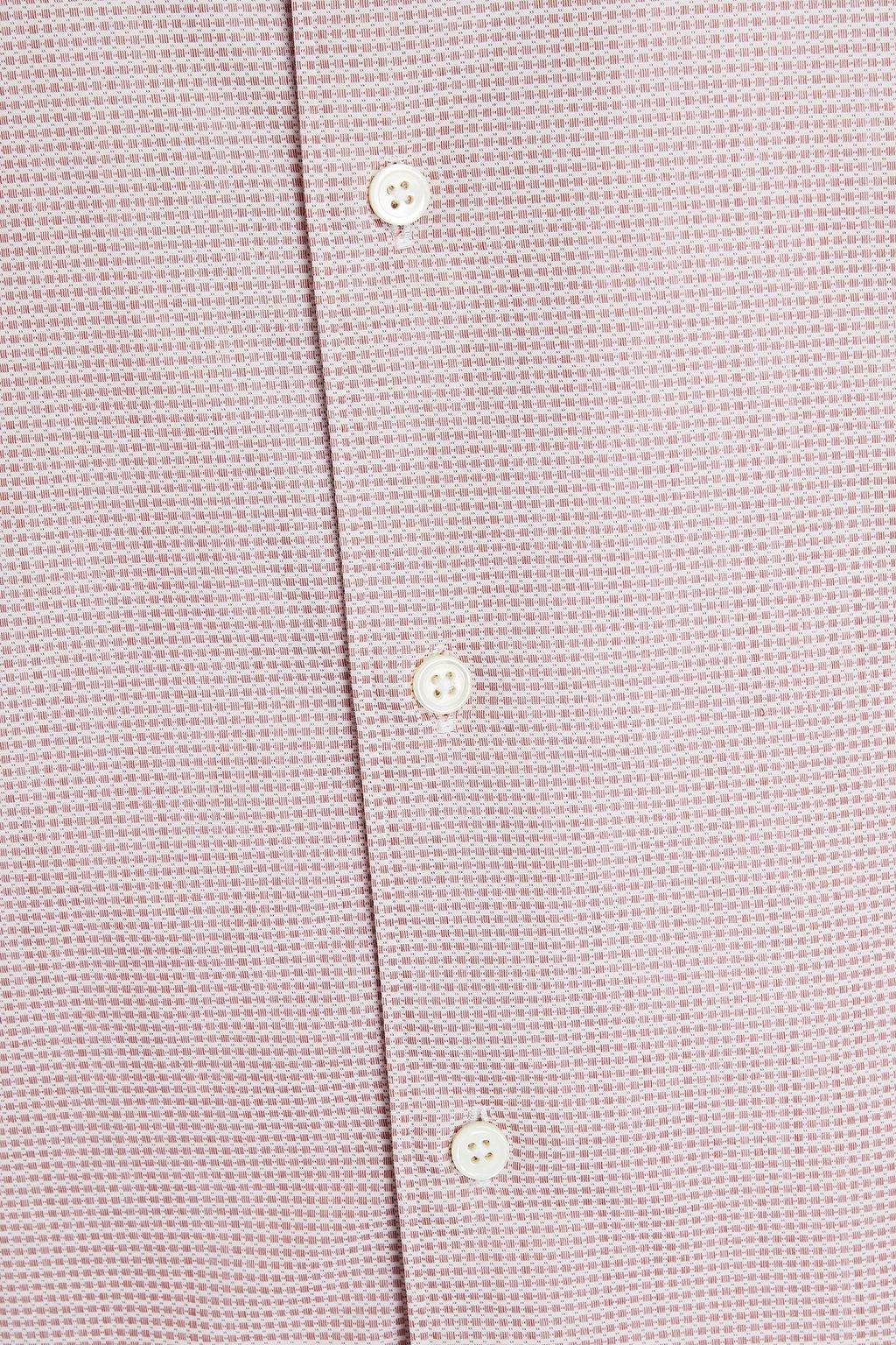 ZEGNA Cotton-jacquard shirt