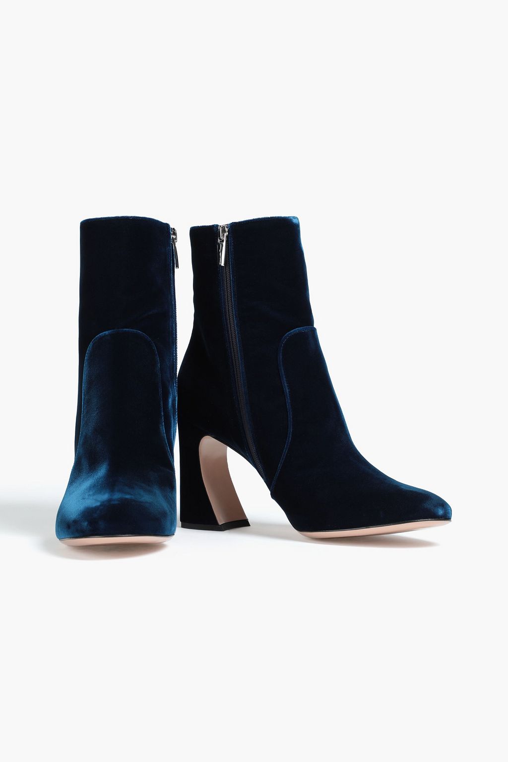 GIANVITO ROSSI Velvet ankle boots