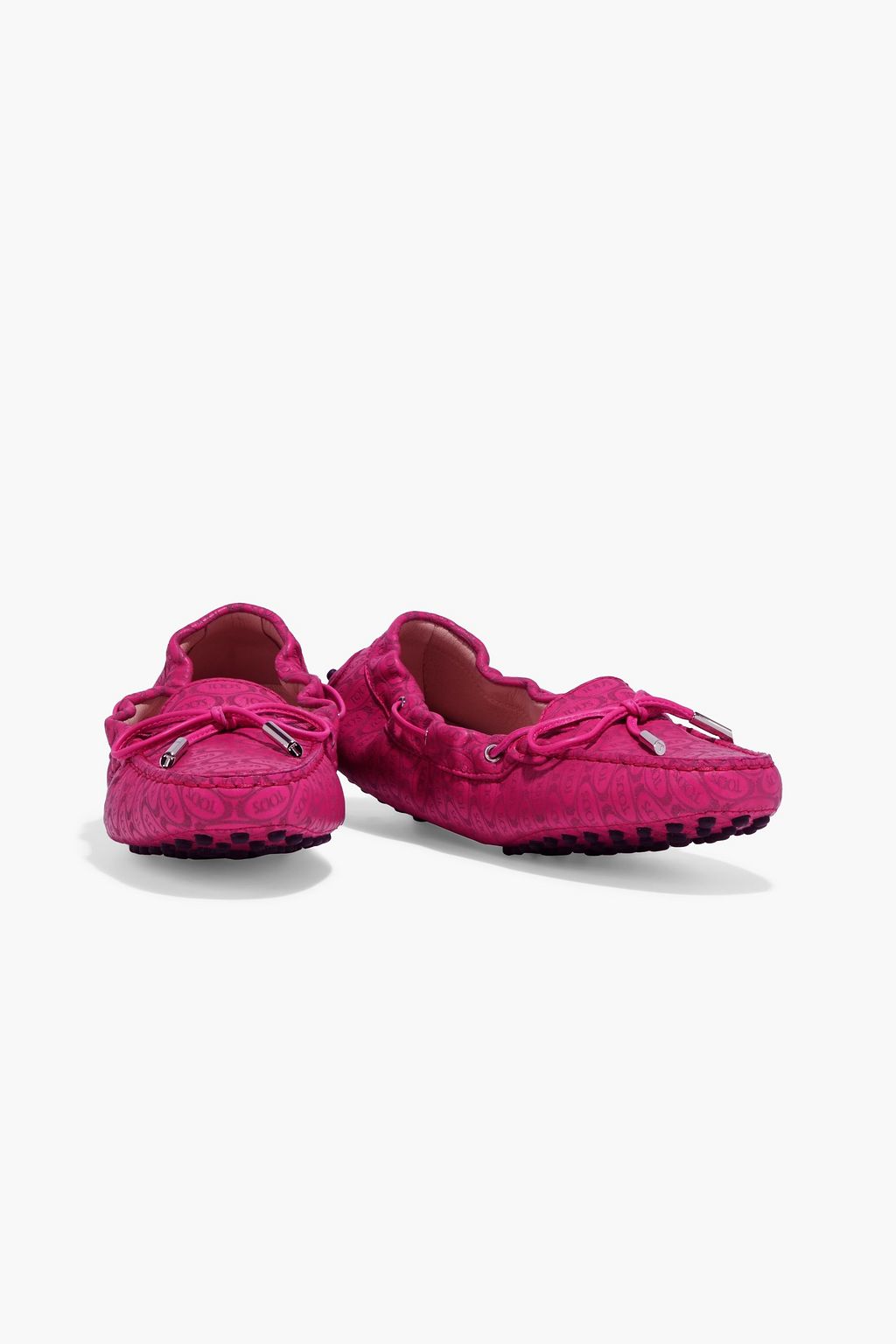 TOD'S + Alber Elbaz Heaven Laccetto logo-embossed leather loafers