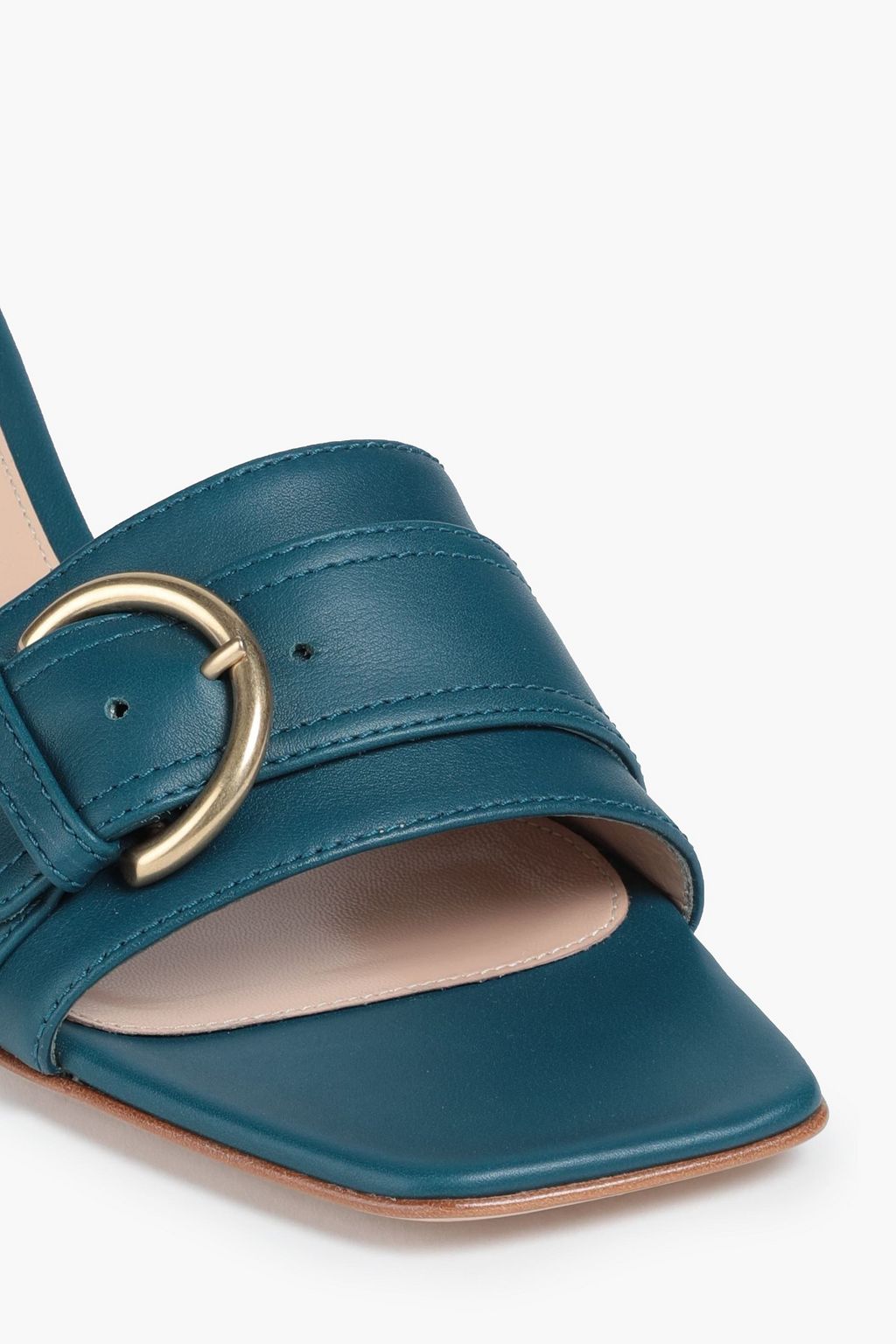 GIANVITO ROSSI Harper buckled leather mules