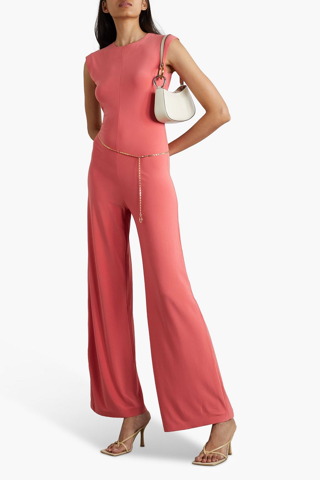 NORMA KAMALI Stretch-jersey wide-leg jumpsuit