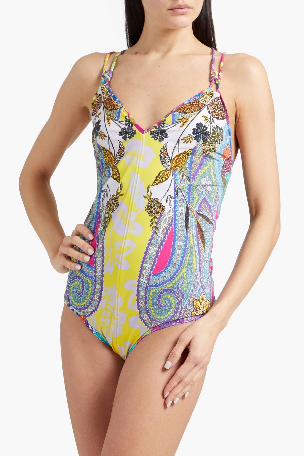 ETRO لباس سباحة مزين بطبعات