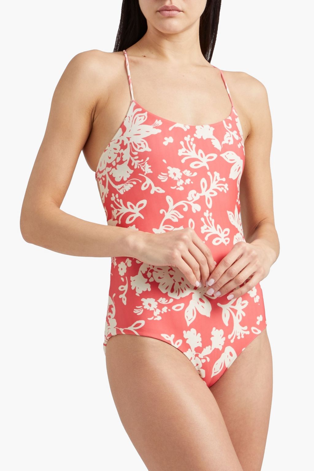 REDVALENTINO Printed swimsuit