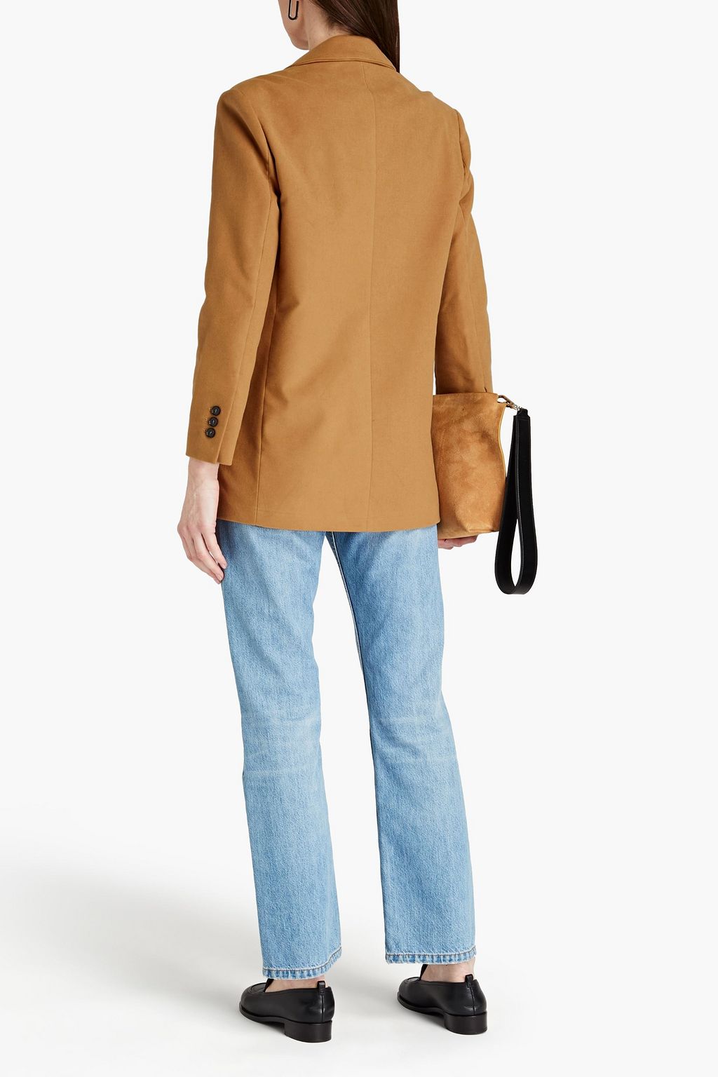 MAJE Cottonblend moleskin blazer THE