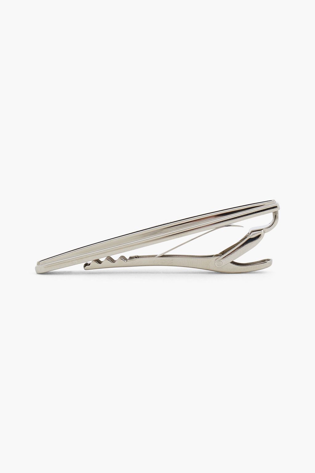 MONTBLANC Silver-tone enamel tie clip