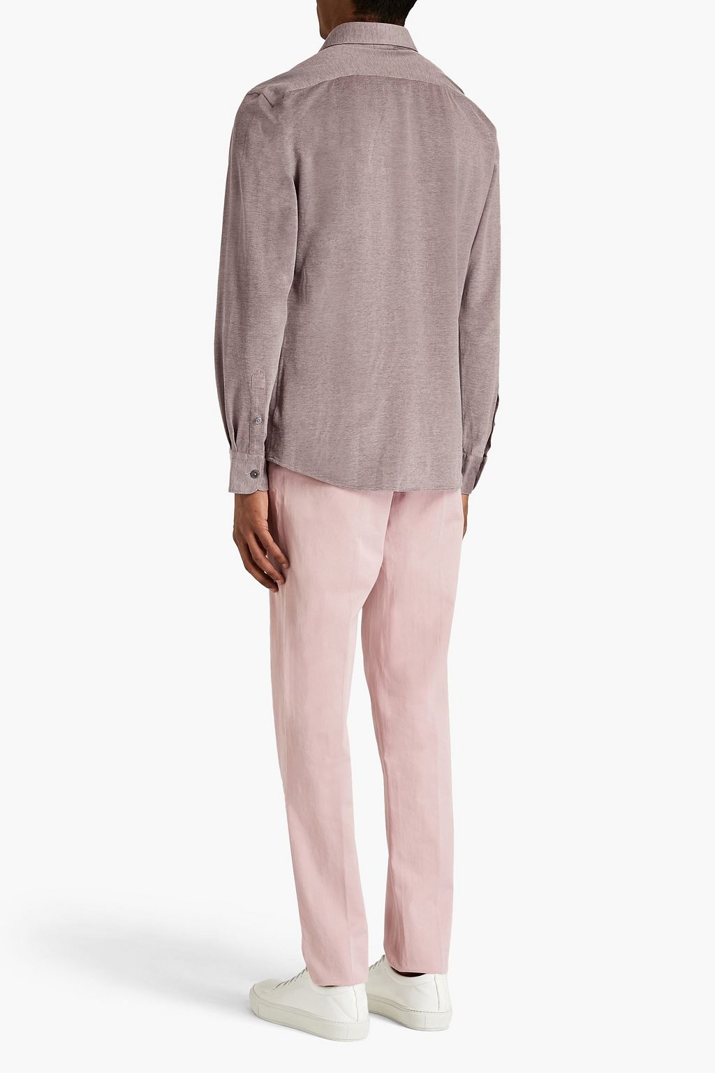 ZEGNA Cotton-piquè shirt