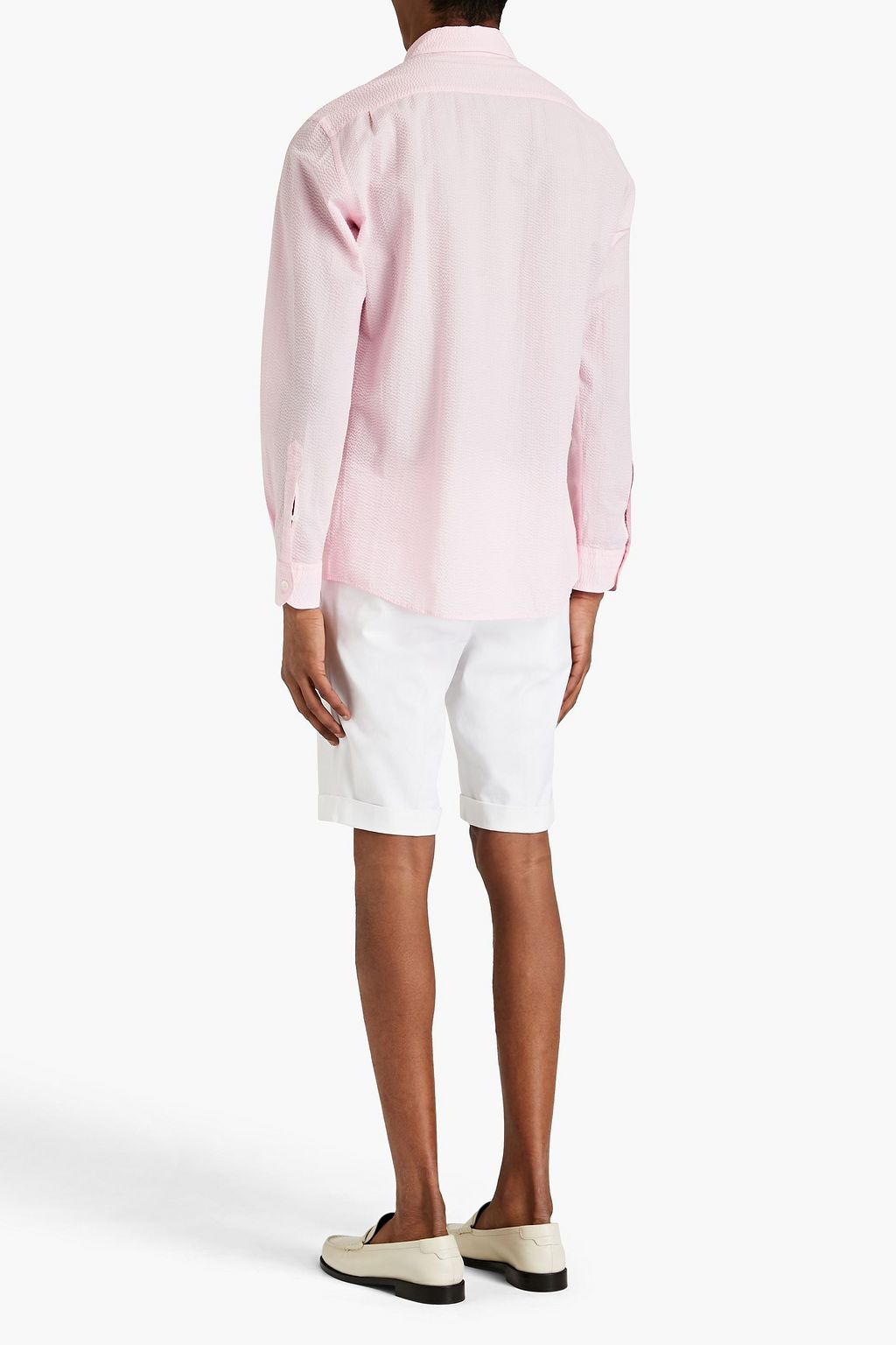 ZEGNA Cotton-seersucker shirt
