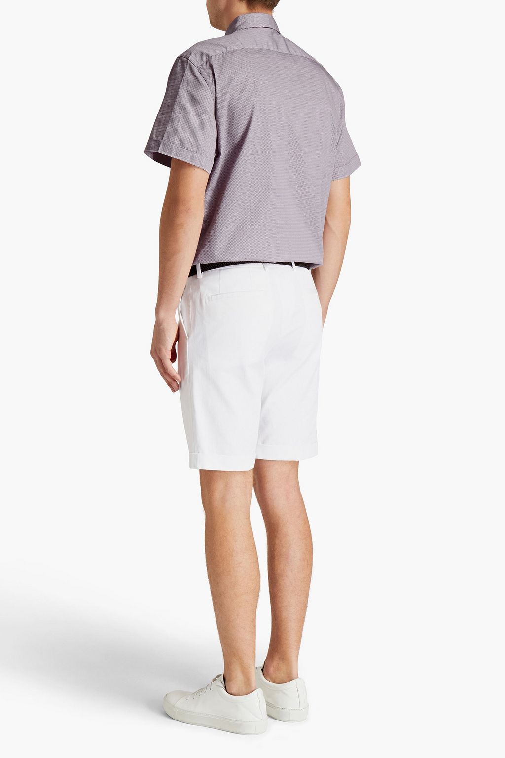 ZEGNA Hemd aus Baumwollpopeline mit Print